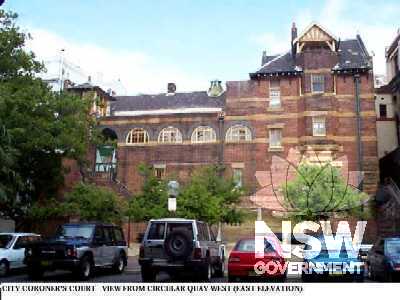 City Coroners Court view from Circular Quay West (East Elevation) 1997