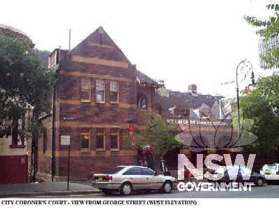 City Coroner's Court view from George Street (west elevation) 1997
