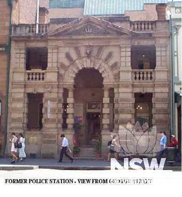 Former Police Station, view from George Street 1997