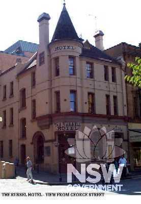 The Russell Hotel view from George Street 1997