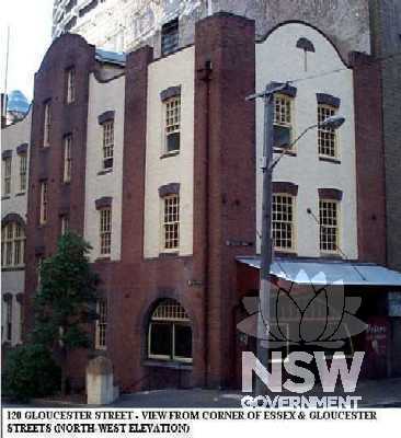 120 Gloucester Street, view from corner of Essex and Gloucester Streets, North West Elevation 1997