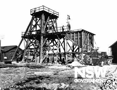 Pressure Tunnel Shaft with steam lorry