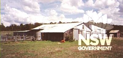 Shearing shed from the north east