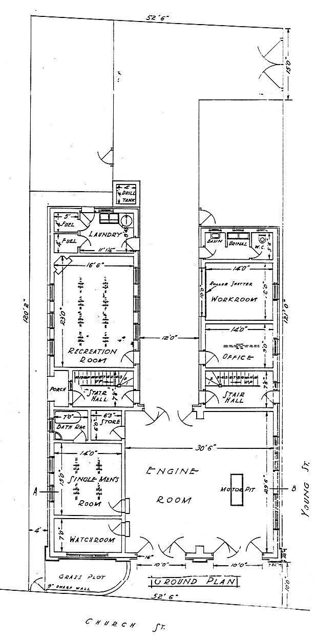 Maitland Fire Station - Plan n/d