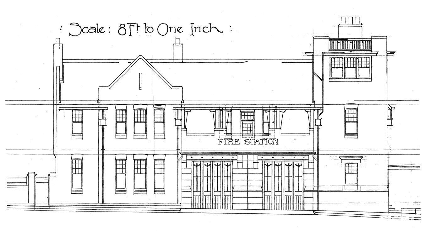 Crows Nest Fire Station - Elevation 1910