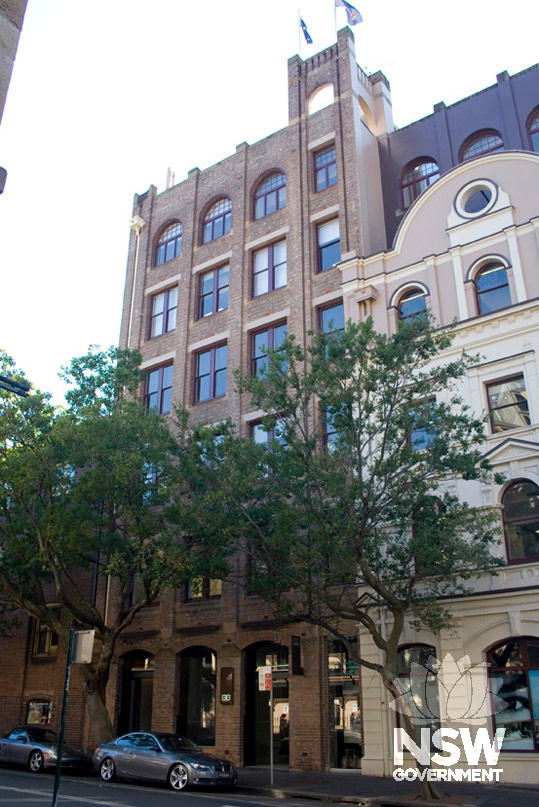 Bushells building from George St 2009
