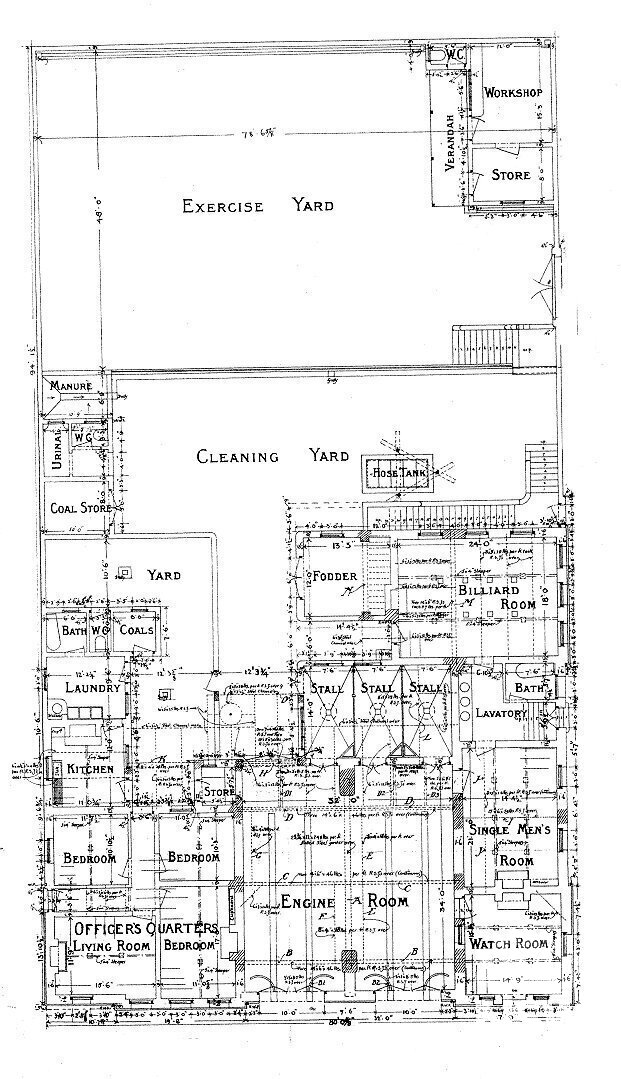 Pyrmont Fire Station - Plan 1903