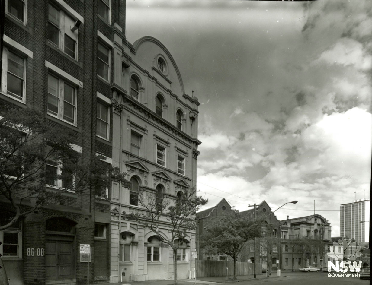 Bushells Building, George St before restoration 1970