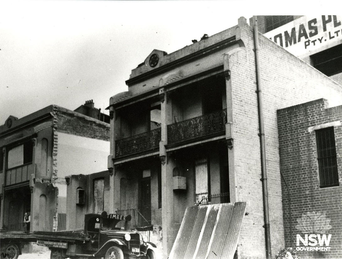 Demolition of part of the terraces c1940