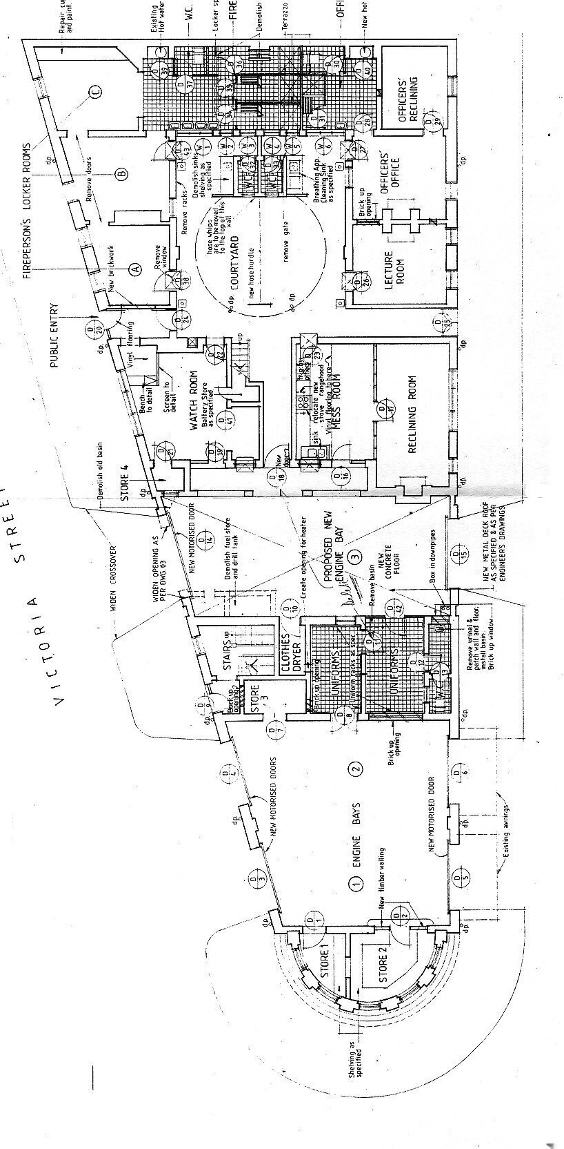 Darlinghurst Fire Station - Plan 1985
