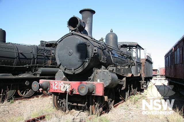 Steam Locomotive 1219 at Broadmeadow Locomotive Depot, No.1. Roundhouse, 15 Road.