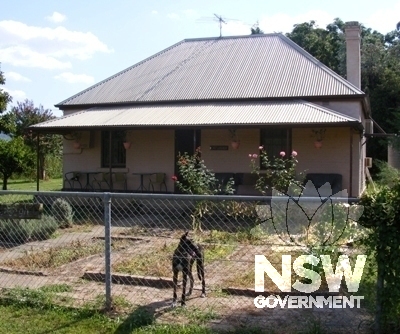 Upper Castlereagh Public School & Residence - Painted brick schoolmaster's residence with hipped iron roof and painted brick exterior. Unpainted brick chimney-cap.