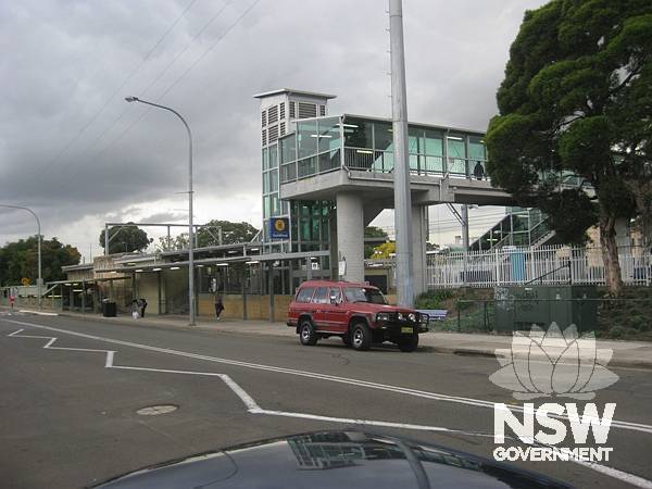Guildford Railway Station - View from Military Road, looking north