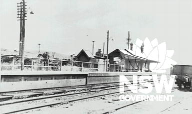 Thirroul Station Looking South, 1938