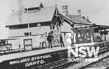 Dapto Railway Station, View from North, c1910.