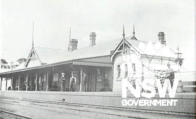 Wollongong Station, View from South.1900.