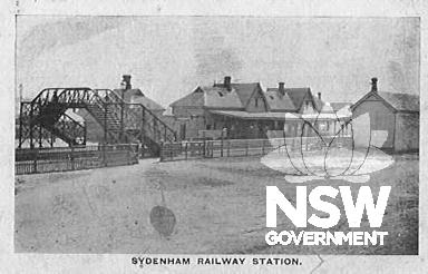 Sydneham Station, View Looking South, 1910.