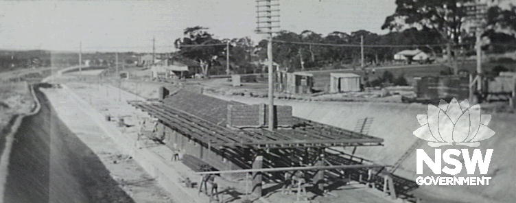 Caringbah Station Under Construction, 1939.
