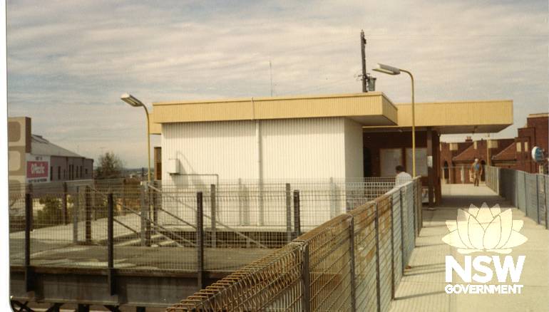 Carlton Station, Overhead Booking Office, 1984.
