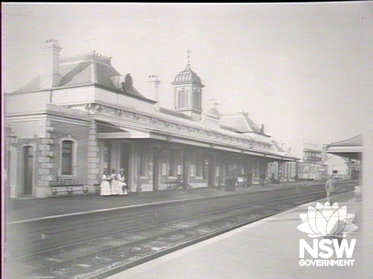 Petersham Station showing 1885 building