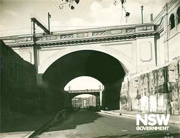 Argyle Street Underbridge arch on completion