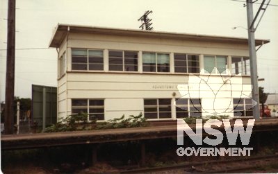 Adamstown Railway Station - Signal Box, c.1985