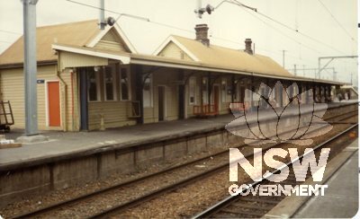 Broadmeadow Railway Station - Platform 2 building, c.1985