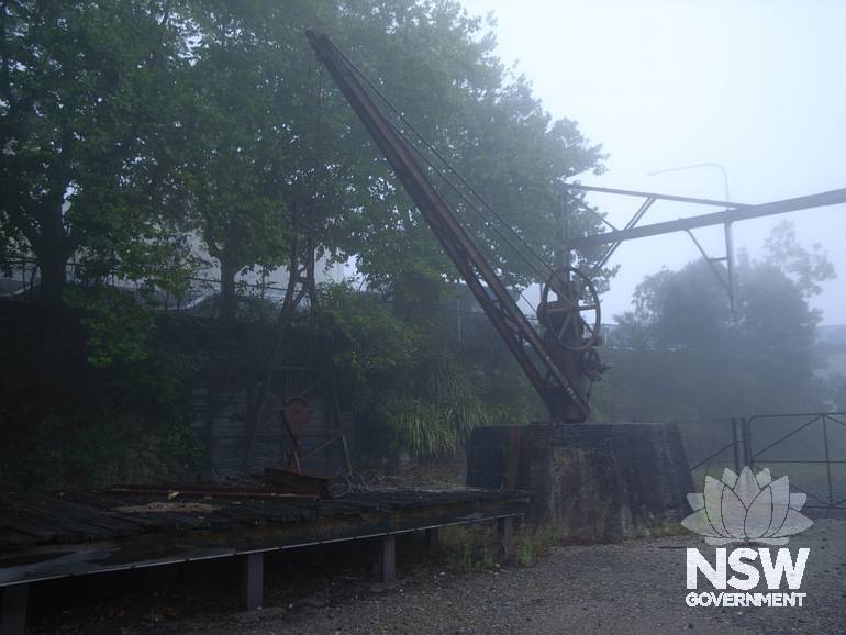 5 tonne jib crane in the yard