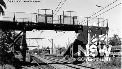 Cardiff Railway Workshops (former Sulphide Junction footbridge)