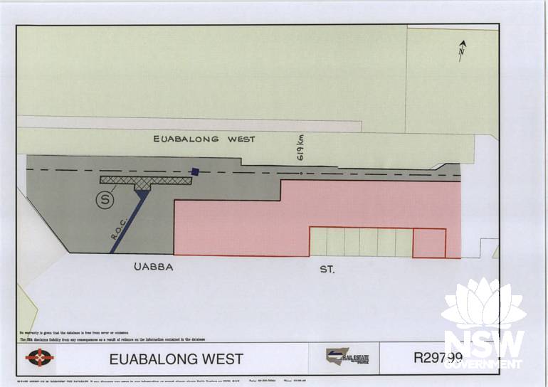 Eubalong West Railway Station Plan