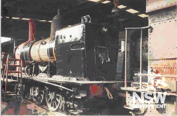 Steam Locomotive 1905 - side view at Thirlmere.