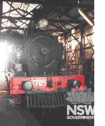 Steam Locomotive 2705 at Thirlmere.