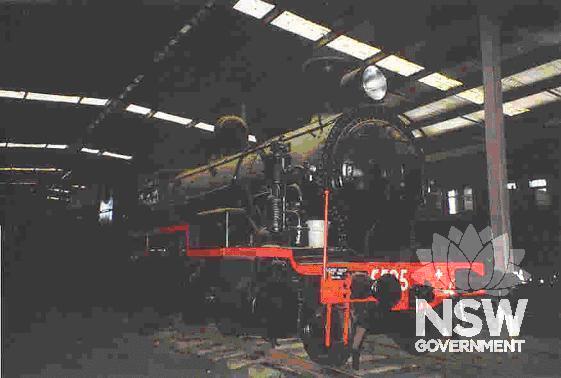 Steam Locomotive 5595 at Thirlmere.