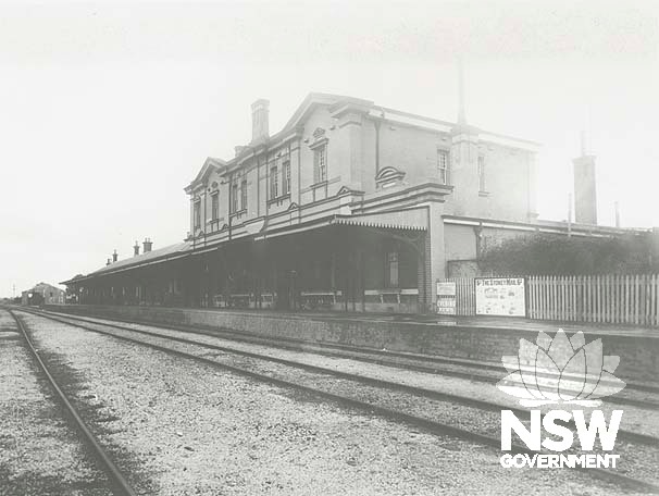 Moss Vale Railway Precinct - view from tracks, 1890