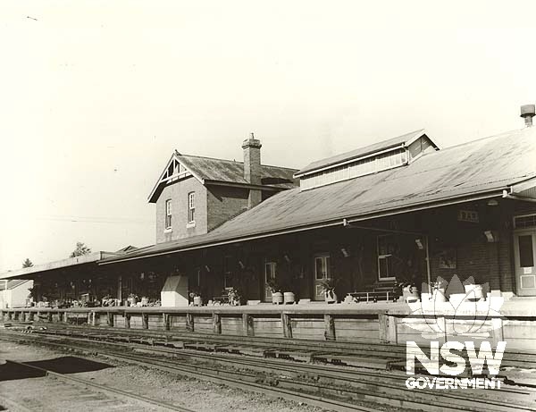 Kempsey Railway Station- view from tracks