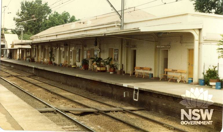 Penrith Station from Western end, 1984