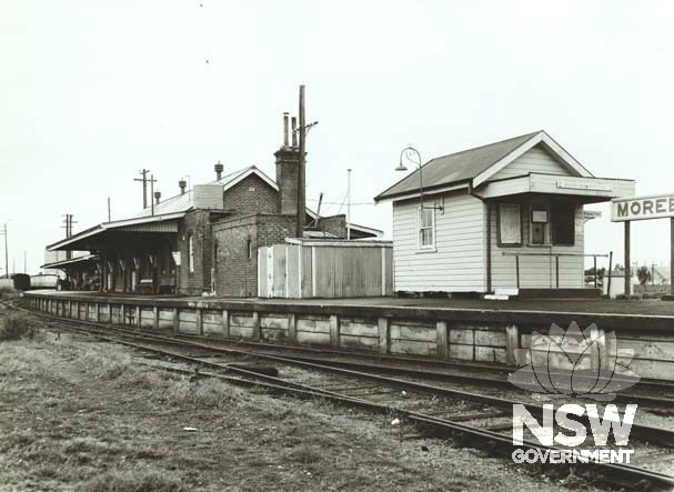 Moree Railway Station- view of track side