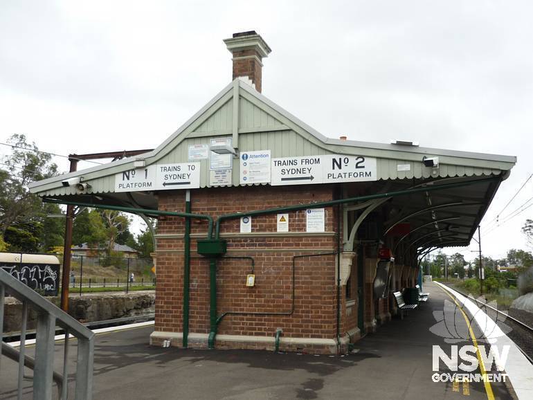 Faulconbridge Railway Station building from Down end
