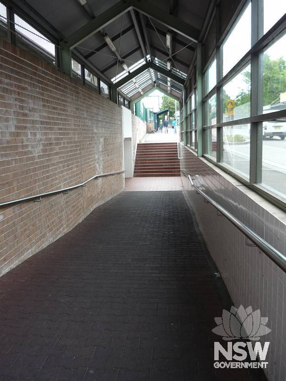 Pedestrian subway exit of Springwood Station to Macquarie Road