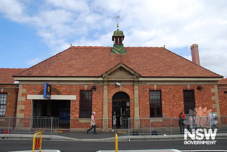 Redfern Station overhead booking office and main entrance.