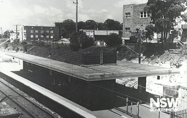 Caringbah Station, View from West, c1960.