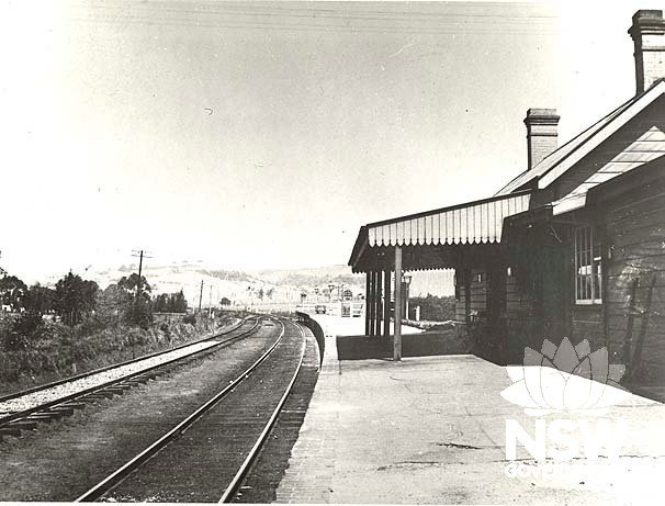 Albion Park Rail looking South, 1940.