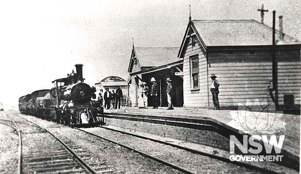 Condobolin Railway Precinct- viewed from track side of the original station building