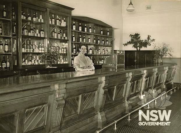 Kempsey Railway Refreshment Room- bar area