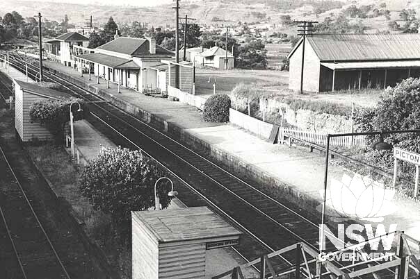 Picton Railway Station- view from footbridge, n.d