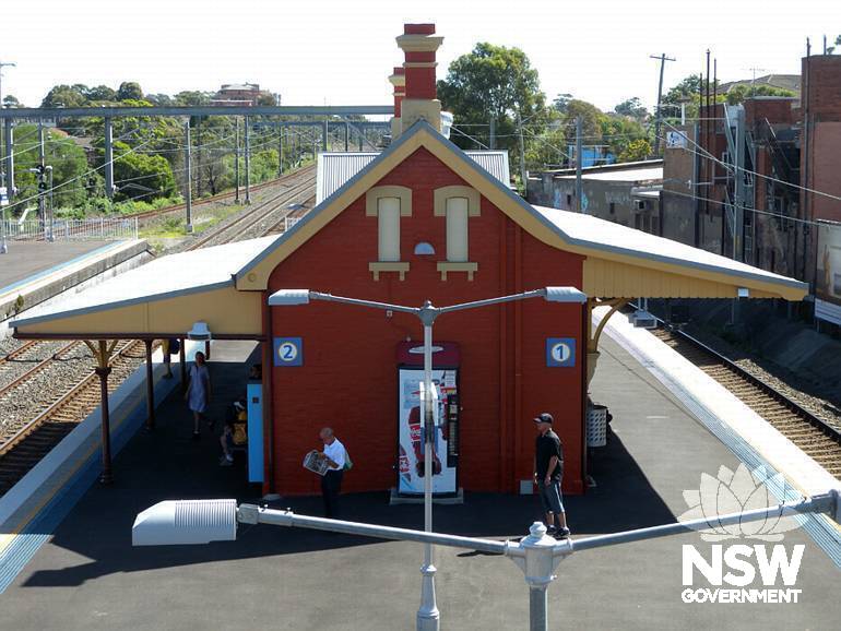 Carlton Railway Station - Platform 1/2  building - east elevation
