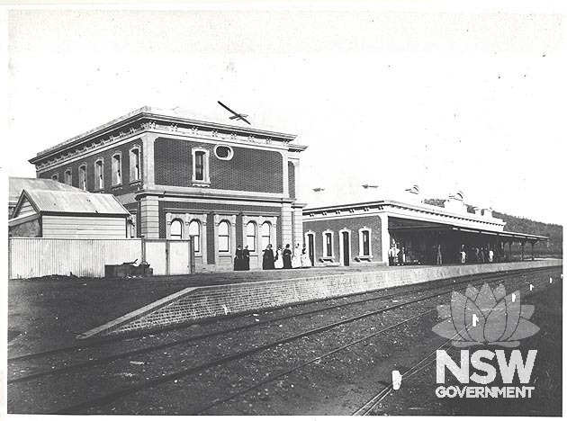 Werris Creek Railway Precinct- track side view, 1885