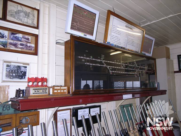 Katoomba Station and Yard Group - Signal Box Interior