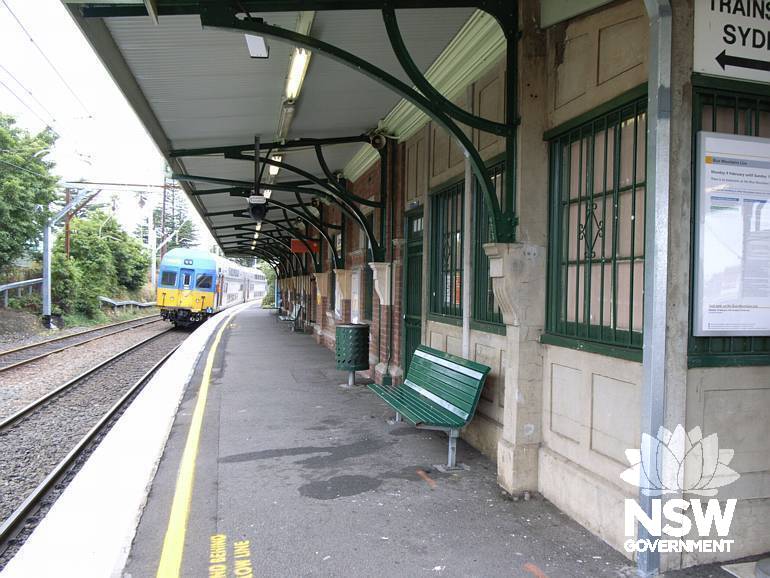 Lawson Station Building along Platform 1