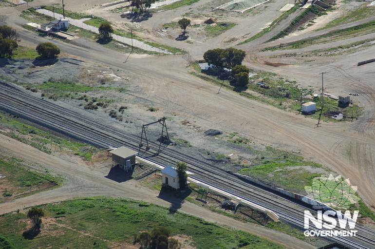 Euabalong West Railway Station - Aerial picture